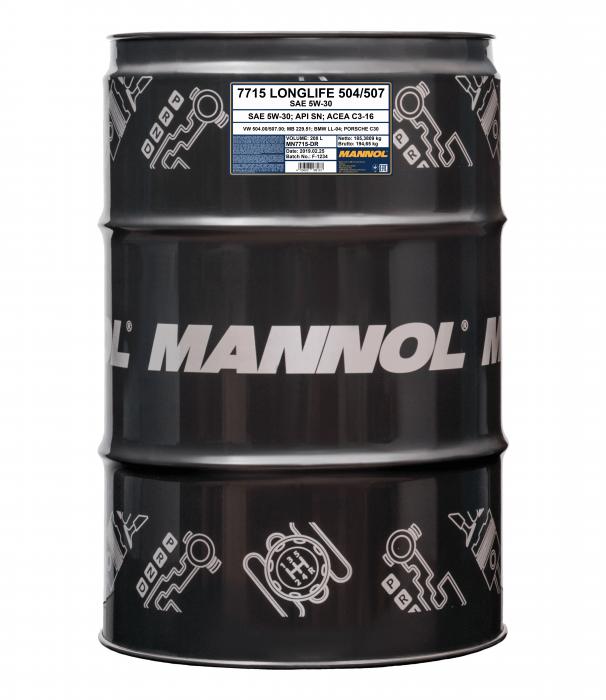 208 Liter drum Mannol 5W-30 7715 O.E.M. € 699,00