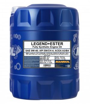 20 Liter Mannol 0W-40 LEGEND+ESTER 7901 - € 94,95
