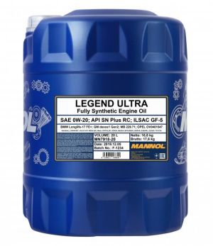 20 Liter Mannol 0W-20 Legend Ultra - € 69,95