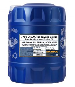 20 Liter Mannol 5W-30 7709 O.E.M. TOYOTA LEXUS