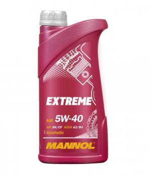 1 Liter Mannol EXTREME 5W-40 Syntetische Olie €4,99
