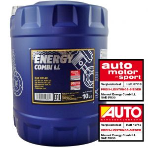 10 Liter Mannol Energy Combi LL 5W-30  €54,95