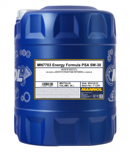 20 Liter Mannol 5W-30 Energy Formula PSA - € 59,95